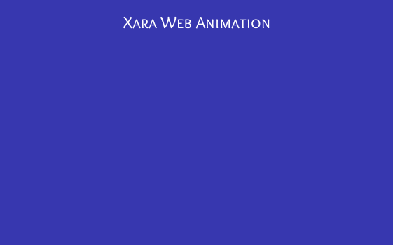 Xara Web Animation